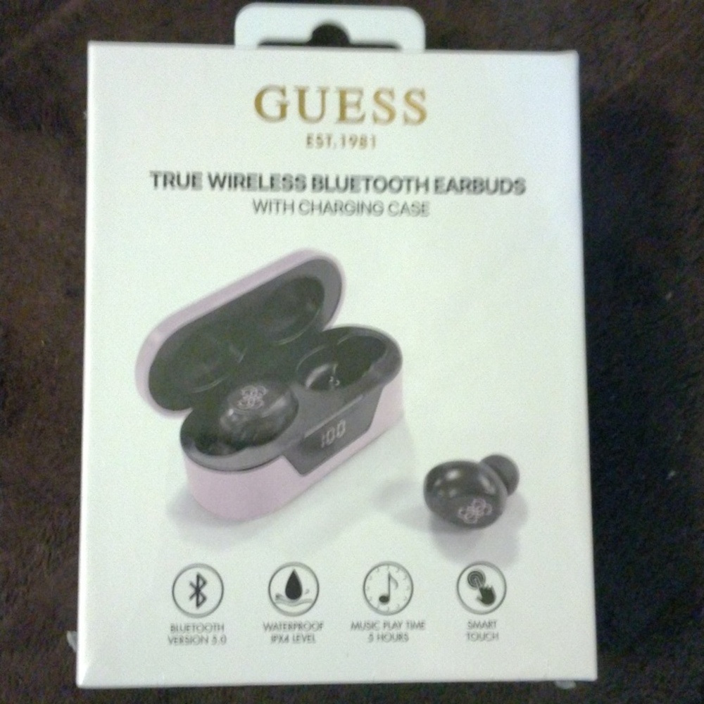 Guess. True wireless bluetooth earbuds
